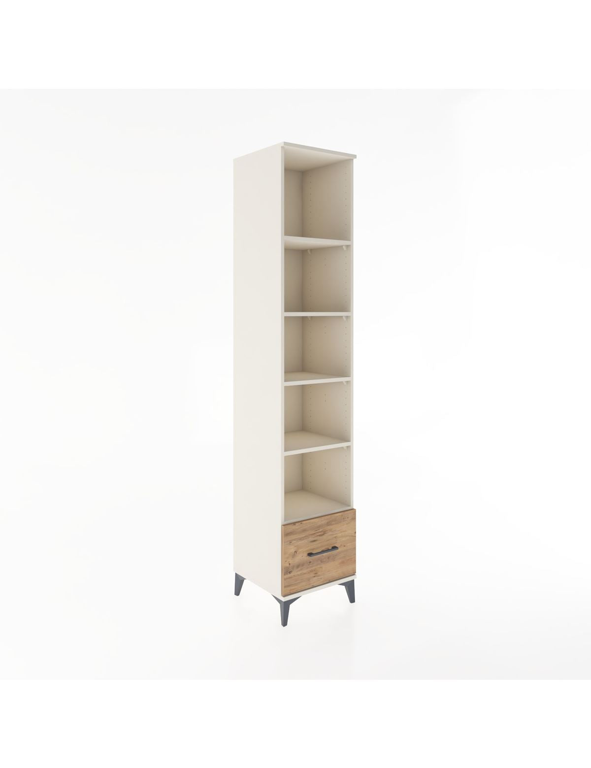 Hyperion Dolap 5 Raflı Tek Çekmeceli 44x44x221 Aytaşı-Çam