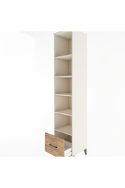 Hyperion Dolap 5 Raflı Tek Çekmeceli 44x44x221 Aytaşı-Çam