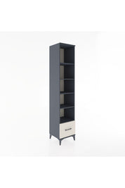 Hyperion Dolap 5 Raflı Tek Çekmeceli 44x44x221 Antrasit-Aytaşı