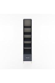 Hyperion Dolap 5 Raflı Tek Çekmeceli 44x44x221 Antrasit-Antrasit