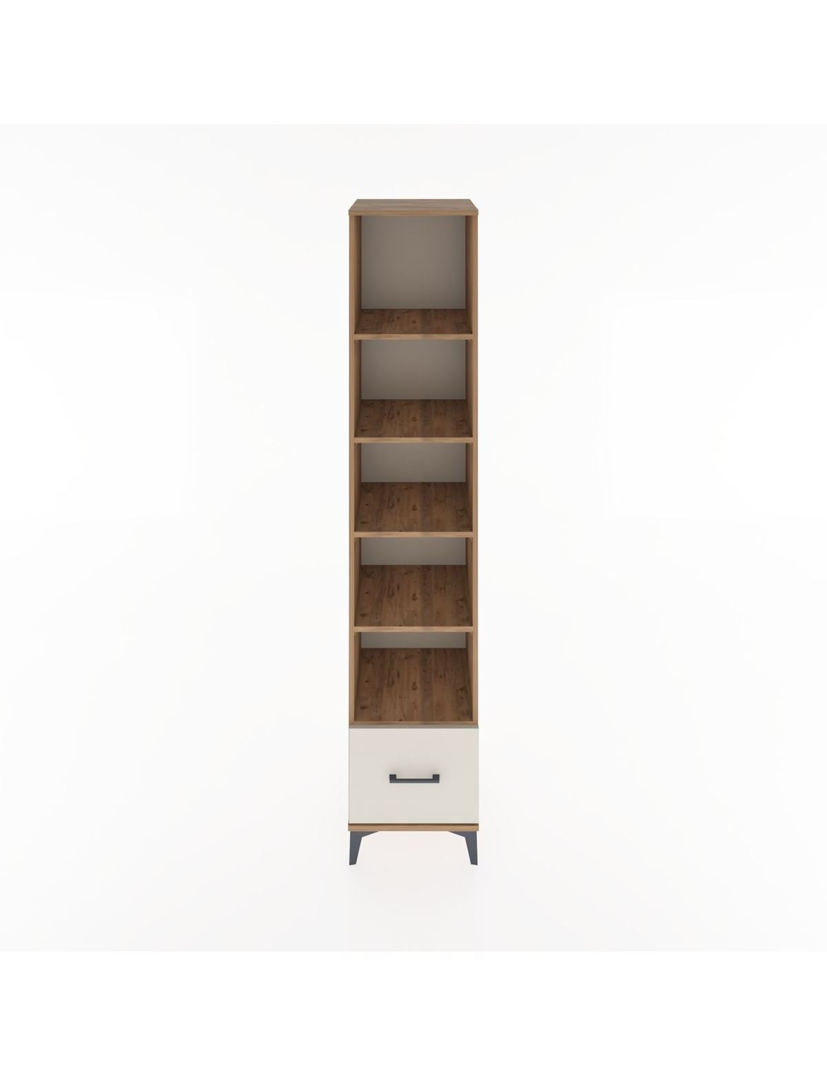 Hyperion Dolap 5 Raflı Tek Çekmeceli 44x44x221 Çam-Aytaşı