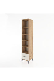 Hyperion Dolap 5 Raflı Tek Çekmeceli 44x44x221 Çam-Aytaşı