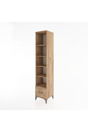 Hyperion Dolap 5 Raflı Tek Çekmeceli 44x44x221 Çam-Çam