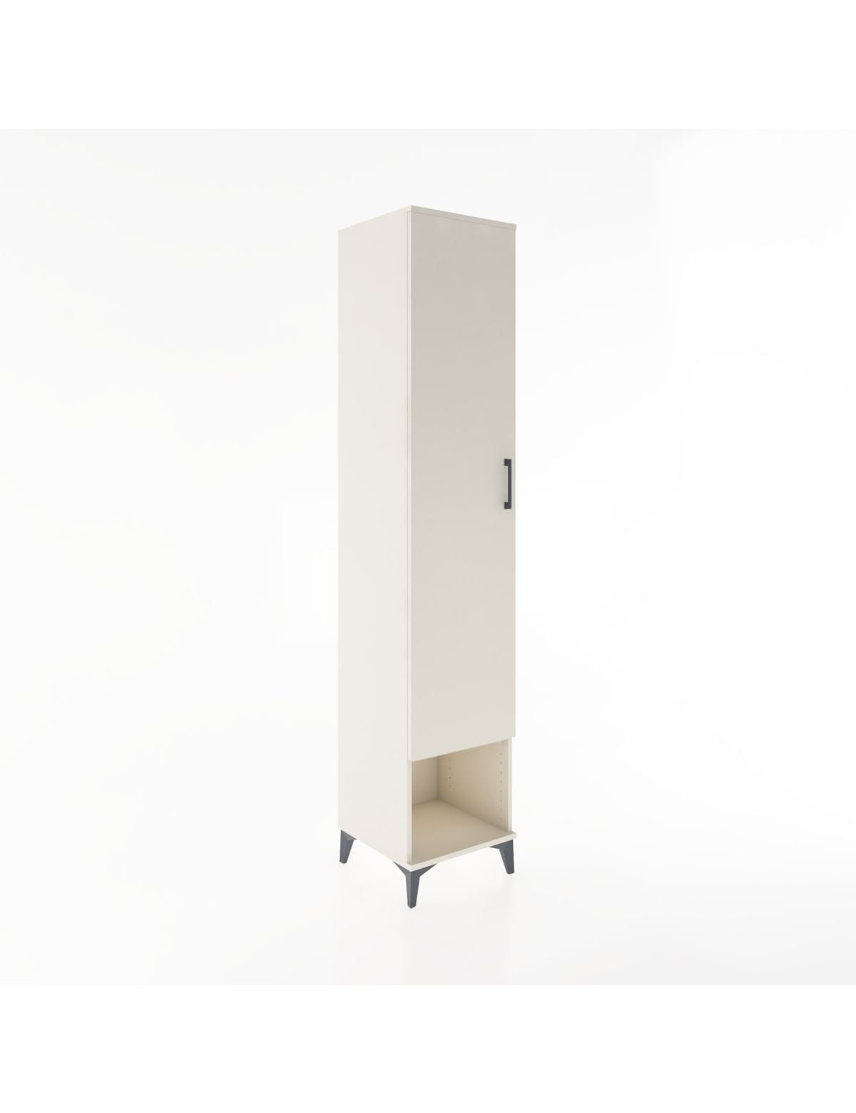 Hyperion Dolap 3 Raflı Tek Kapaklı Tek Askılı 44x44x221 Aytaşı-Aytaşı