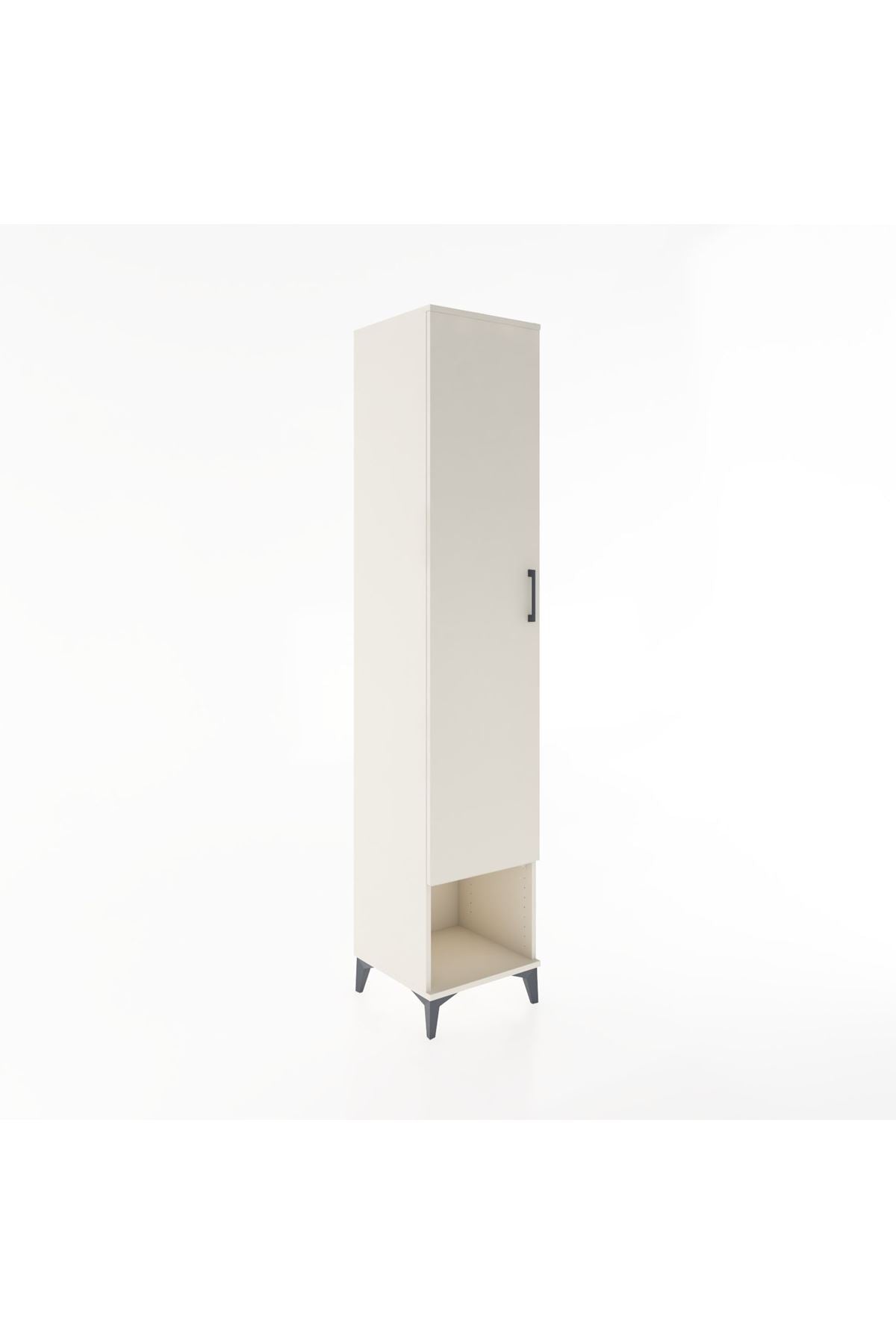 Hyperion Dolap 3 Raflı Tek Kapaklı Tek Askılı 44x44x221 Aytaşı-Aytaşı