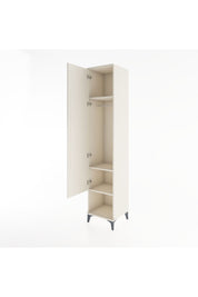 Hyperion Dolap 3 Raflı Tek Kapaklı Tek Askılı 44x44x221 Aytaşı-Aytaşı