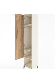 Hyperion Dolap 3 Raflı Tek Kapaklı Tek Askılı 44x44x221 Aytaşı-Çam
