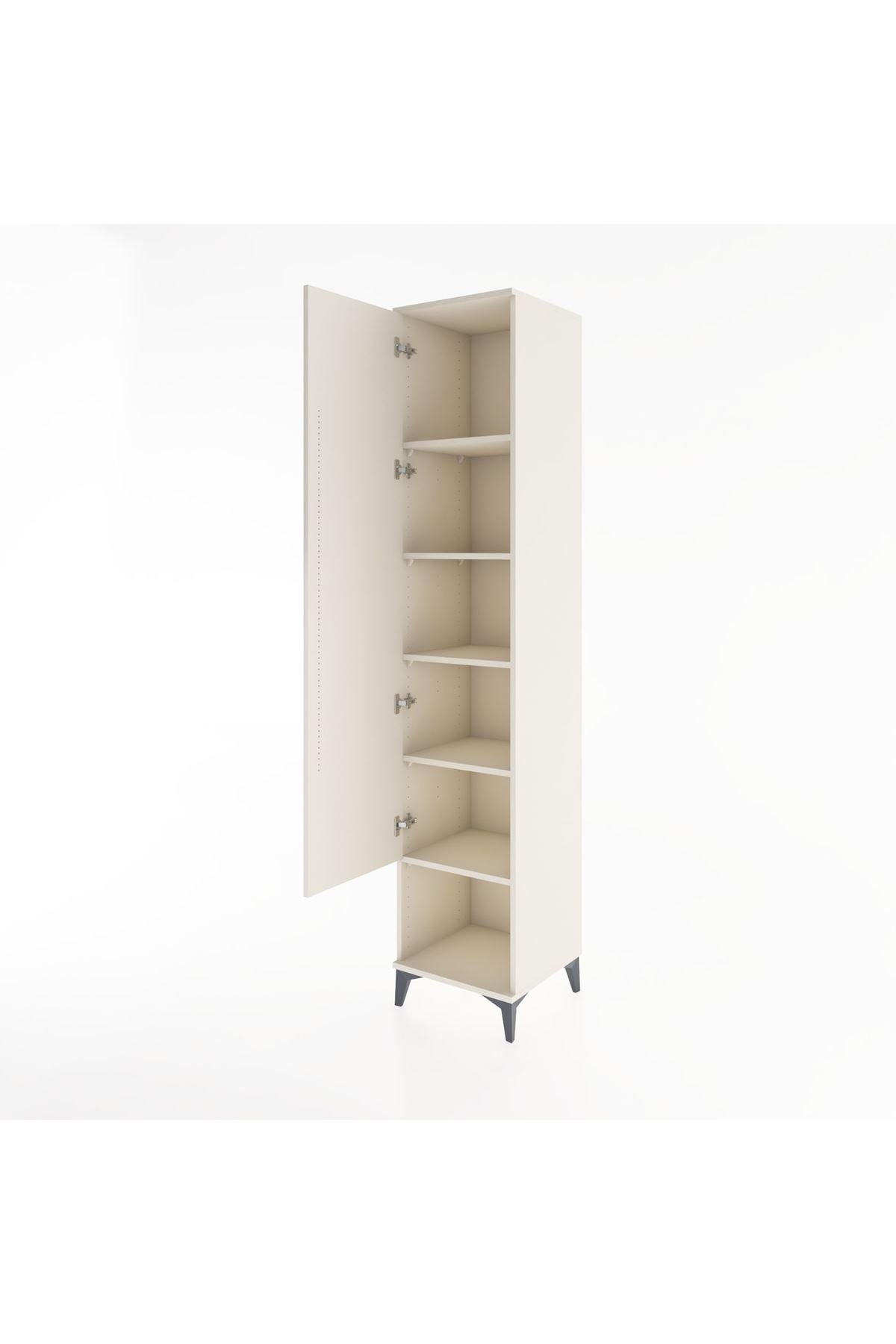 Hyperion Dolap 5 Raflı Tek Kapaklı 44x44x221 - S61M016V1B