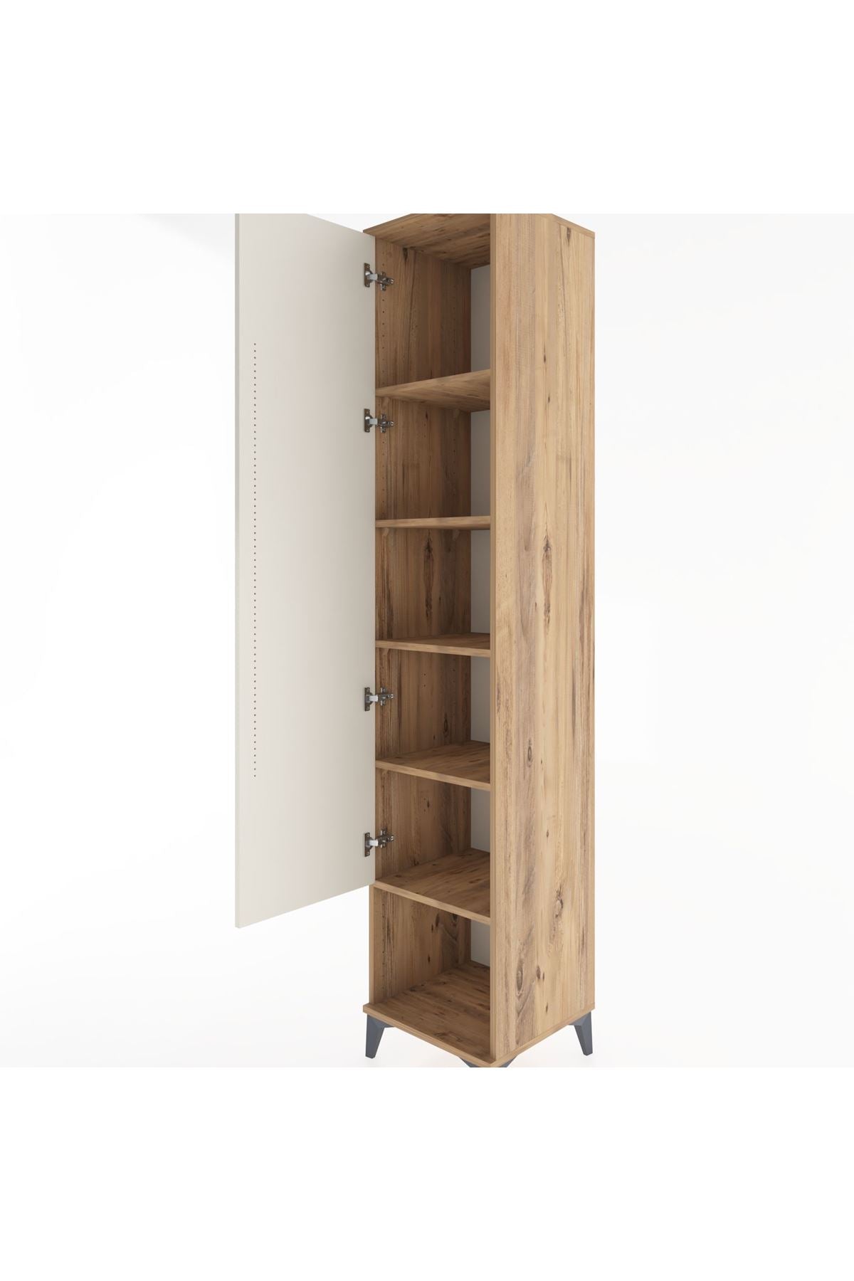 Hyperion Dolap 5 Raflı Tek Kapaklı 44x44x221 - S61M016V7B