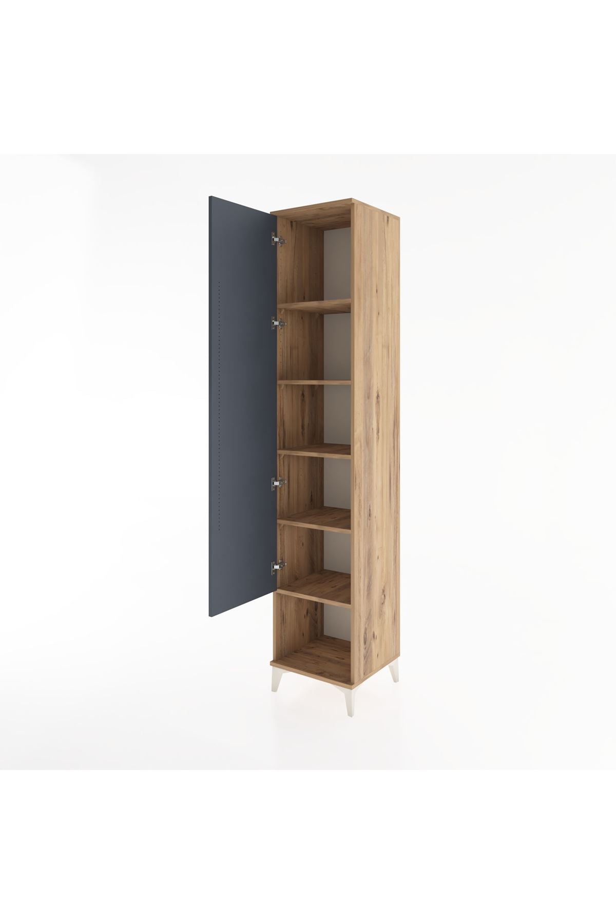 Hyperion Dolap 5 Raflı Tek Kapaklı 44x44x221 - S61M016V8B