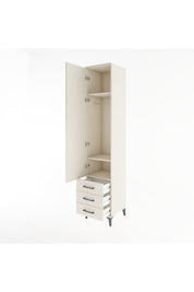 Hyperion Dolap 3 Raflı 3 Çekmeceli Tek Askılı 44x44x221 Aytaşı-Aytaşı