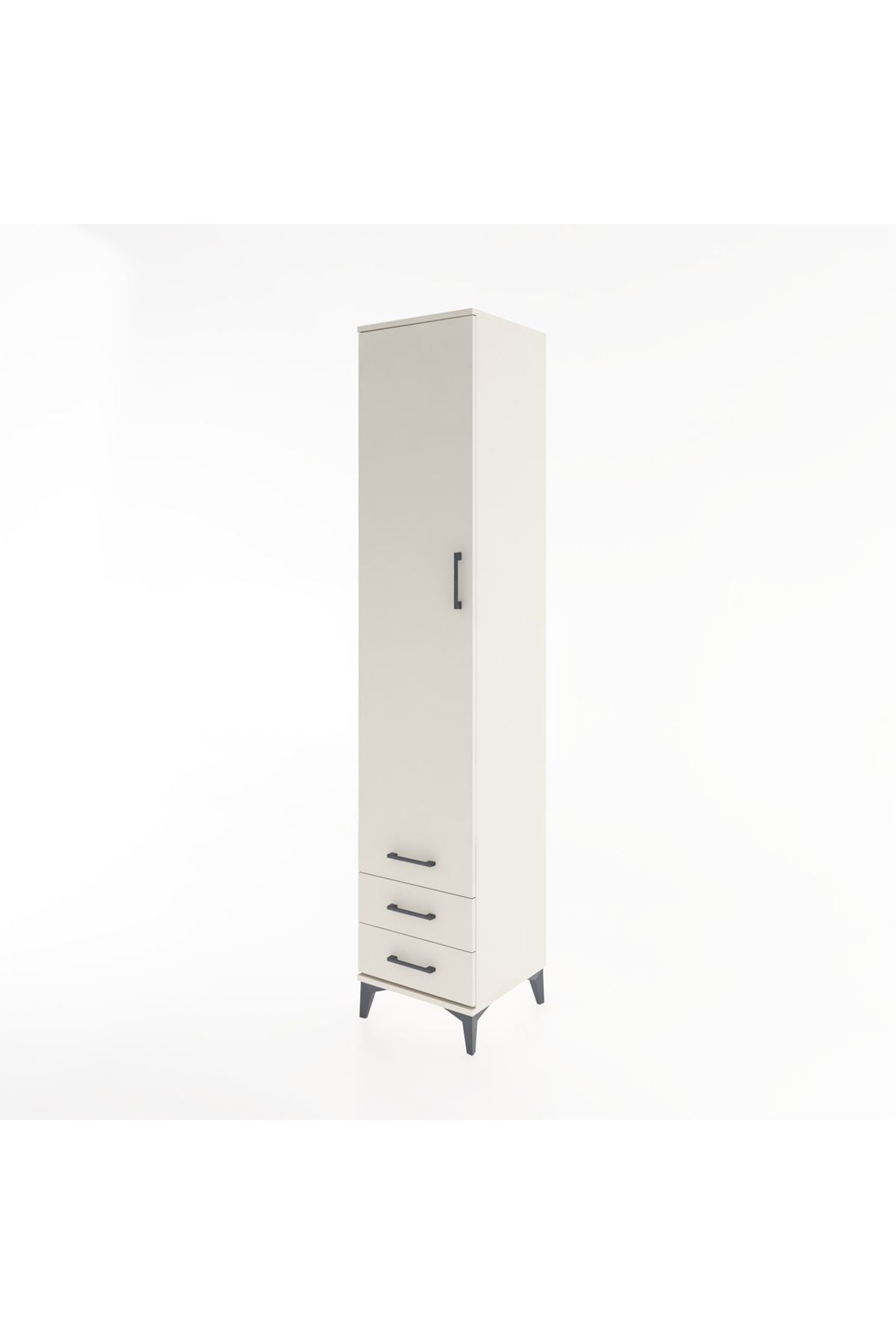 Hyperion Dolap 3 Raflı 3 Çekmeceli Tek Askılı 44x44x221 Aytaşı-Aytaşı