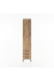 Hyperion Dolap 3 Raflı 3 Çekmeceli Tek Askılı 44x44x221 Aytaşı-Çam