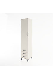 Hyperion Dolap 5 Raflı 3 Çekmeceli Tek Kapaklı 44x44x221 Aytaşı-Aytaşı