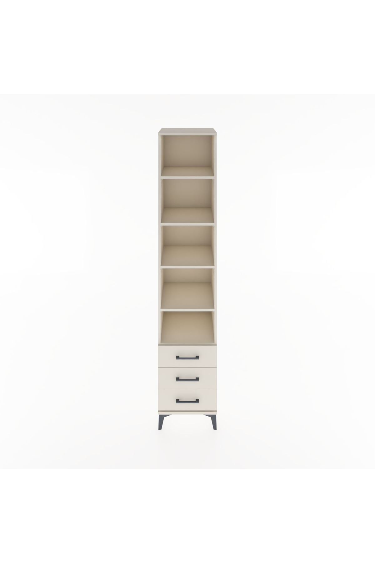 Hyperion Dolap 5 Raflı 3 Çekmeceli 44x44x221 Aytaşı-Aytaşı