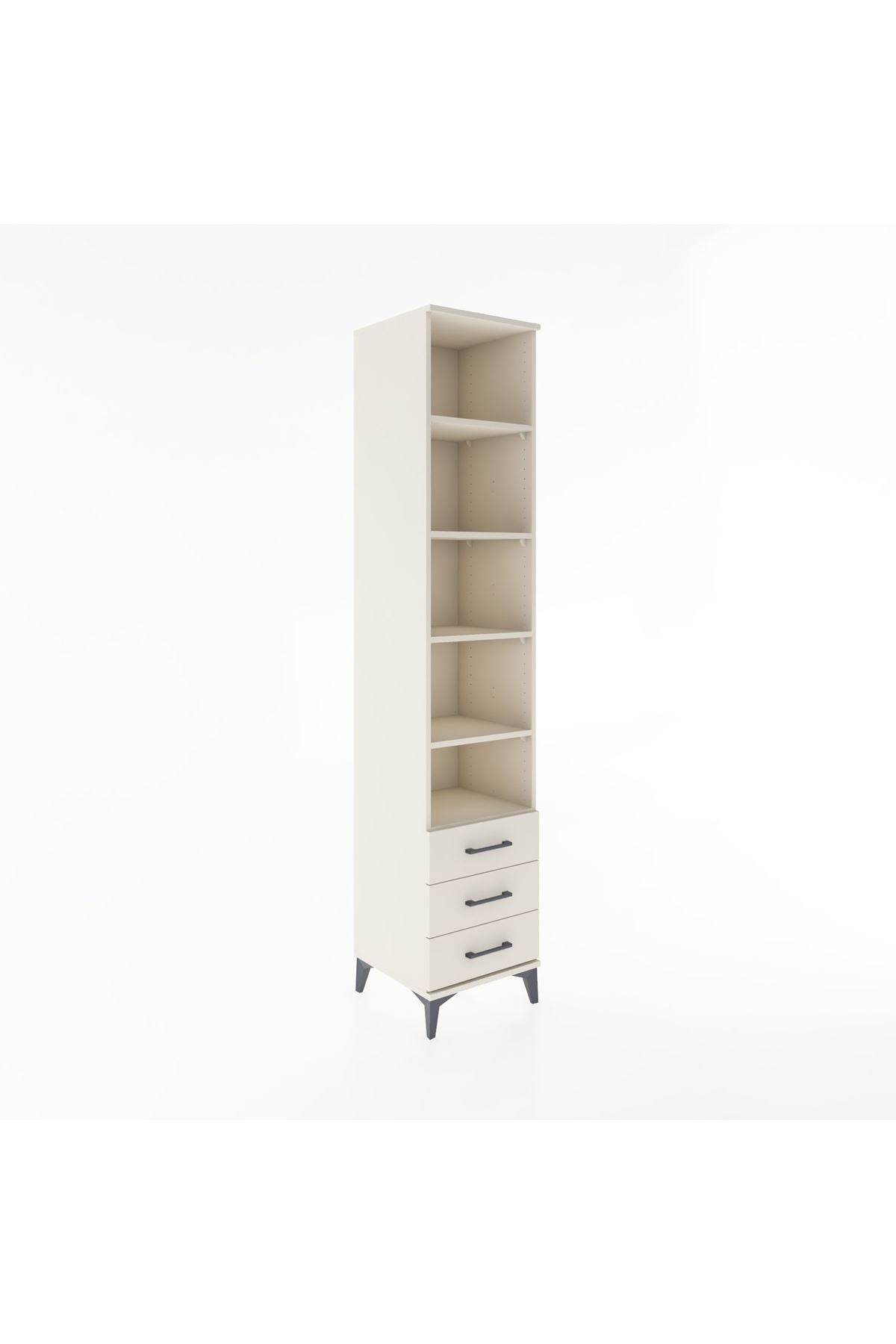 Hyperion Dolap 5 Raflı 3 Çekmeceli 44x44x221 Aytaşı-Aytaşı