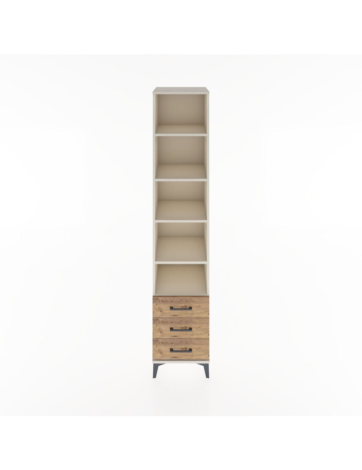 Hyperion Dolap 5 Raflı 3 Çekmeceli 44x44x221 Aytaşı-Çam