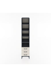 Hyperion Dolap 5 Raflı 3 Çekmeceli 44x44x221 Antrasit-Aytaşı