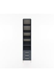 Hyperion Dolap 5 Raflı 3 Çekmeceli 44x44x221 Antrasit-Antrasit