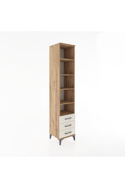 Hyperion Dolap 5 Raflı 3 Çekmeceli 44x44x221 Çam-Aytaşı