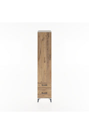 Hyperion Dolap 3 Raflı 2 Çekmeceli Tek Askılı 44x44x221 Aytaşı-Çam