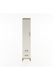 Hyperion Dolap 3 Raflı 2 Çekmeceli Tek Askılı 44x44x221 Çam-Aytaşı