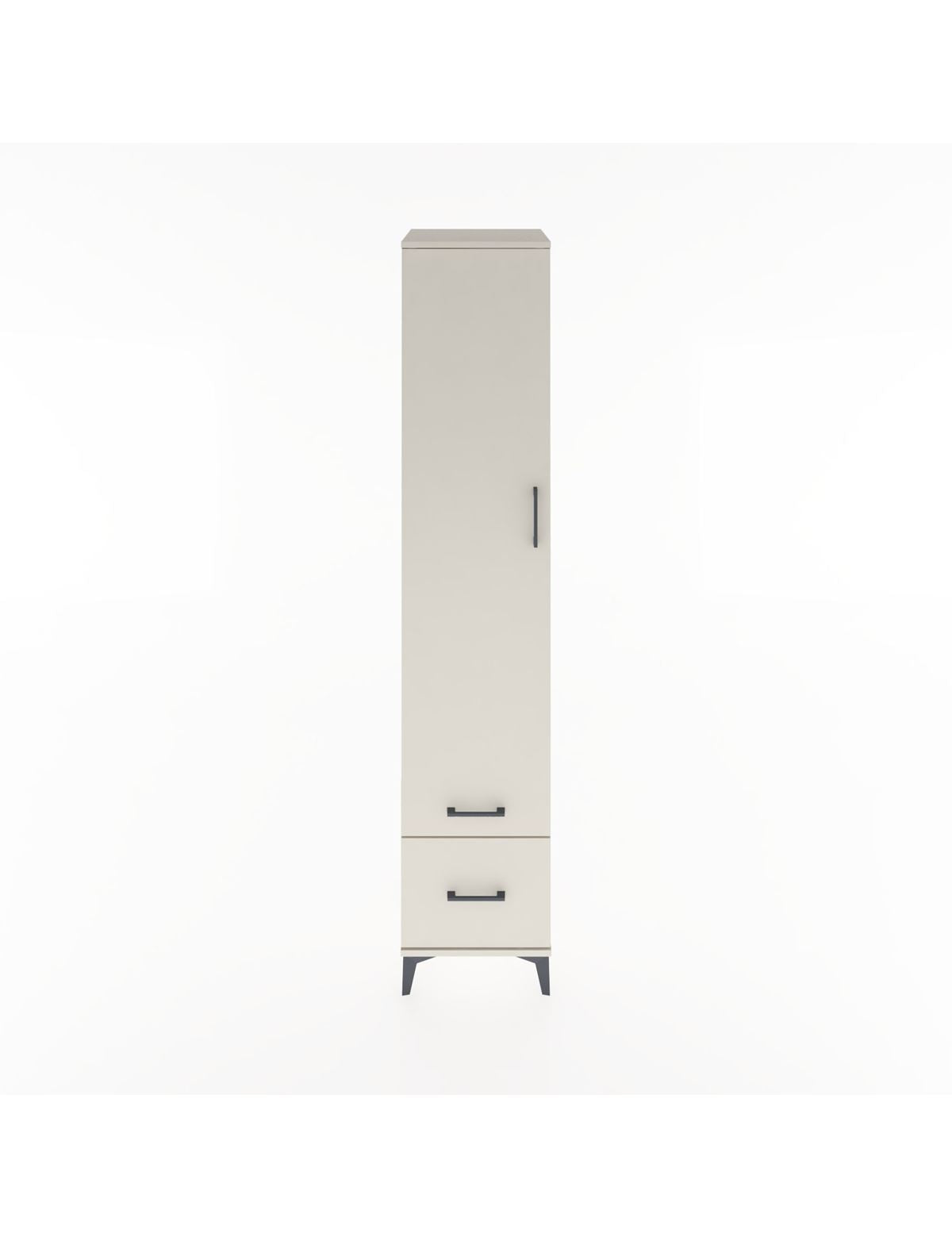 Hyperion Dolap 5 Raflı 2 Çekmeceli Tek Kapaklı 44x44x221 Aytaşı-Aytaşı