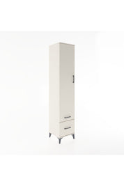 Hyperion Dolap 5 Raflı 2 Çekmeceli Tek Kapaklı 44x44x221 Aytaşı-Aytaşı