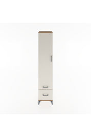 Hyperion Dolap 5 Raflı 2 Çekmeceli Tek Kapaklı 44x44x221 Çam-Aytaşı