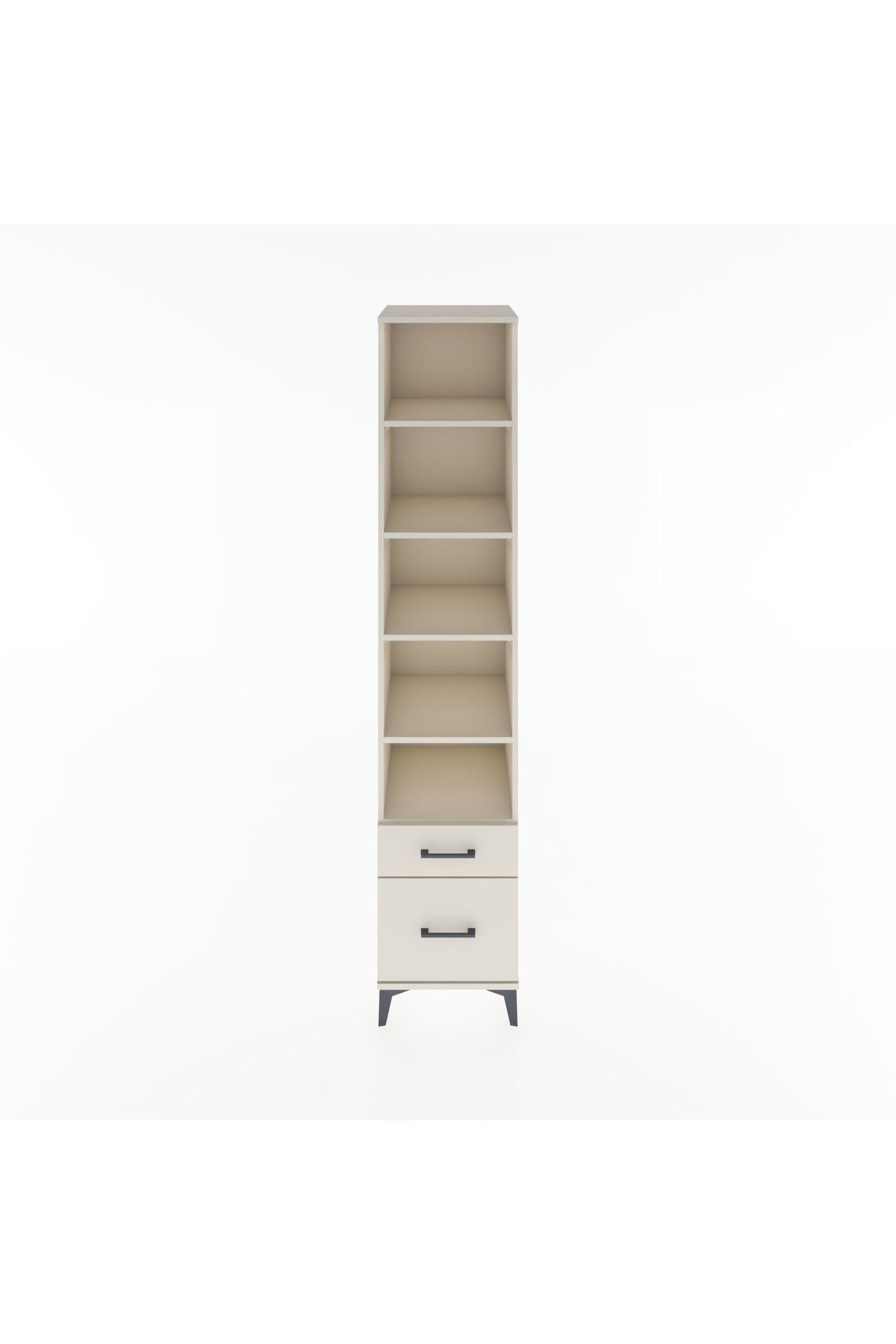 Hyperion Dolap 5 Raflı 2 Çekmeceli 44x44x221 Aytaşı-Aytaşı