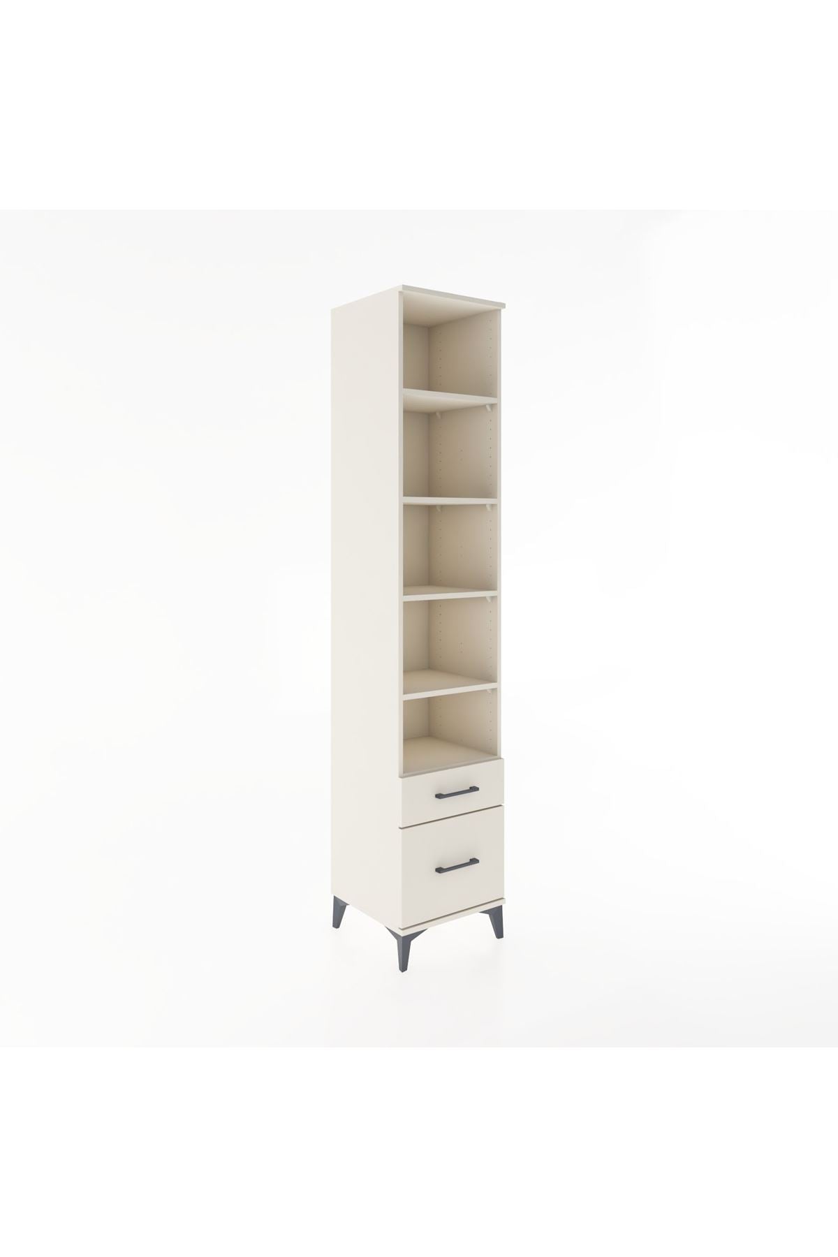 Hyperion Dolap 5 Raflı 2 Çekmeceli 44x44x221 Aytaşı-Aytaşı