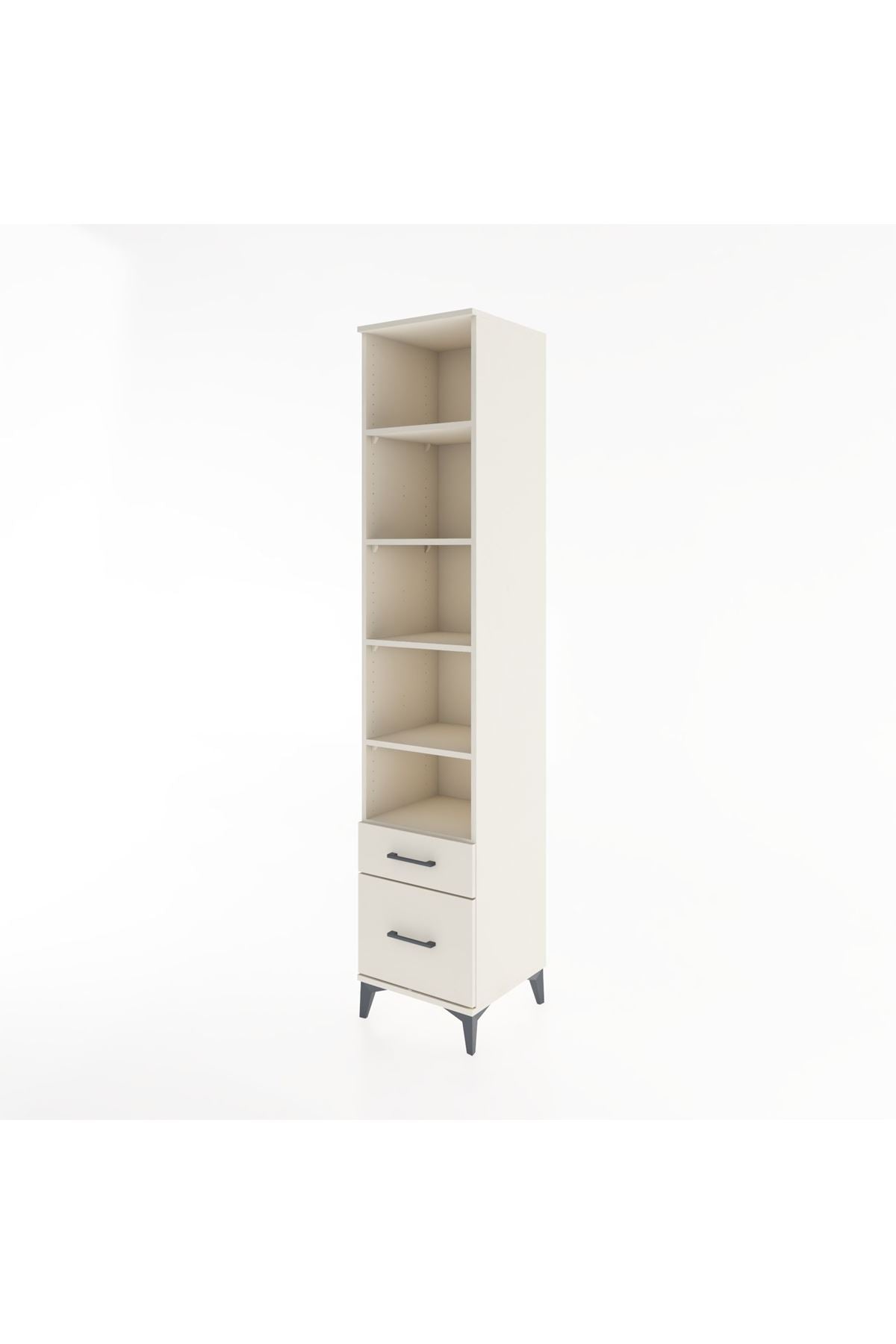 Hyperion Dolap 5 Raflı 2 Çekmeceli 44x44x221 Aytaşı-Aytaşı