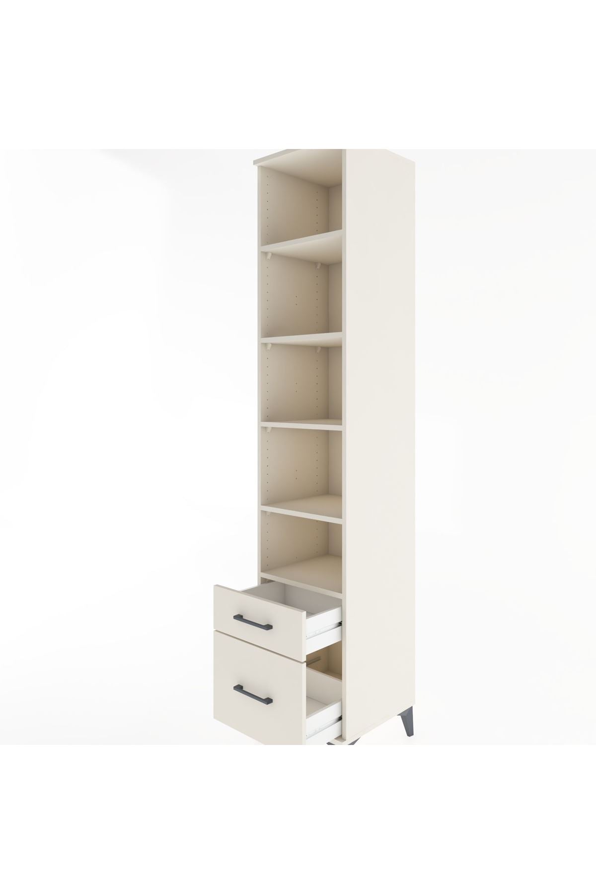 Hyperion Dolap 5 Raflı 2 Çekmeceli 44x44x221 Aytaşı-Aytaşı