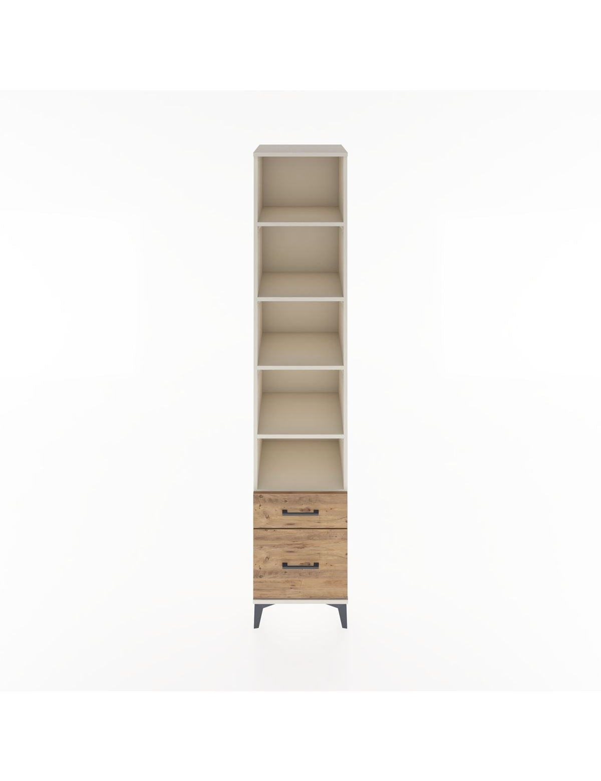 Hyperion Dolap 5 Raflı 2 Çekmeceli 44x44x221 Aytaşı-Çam