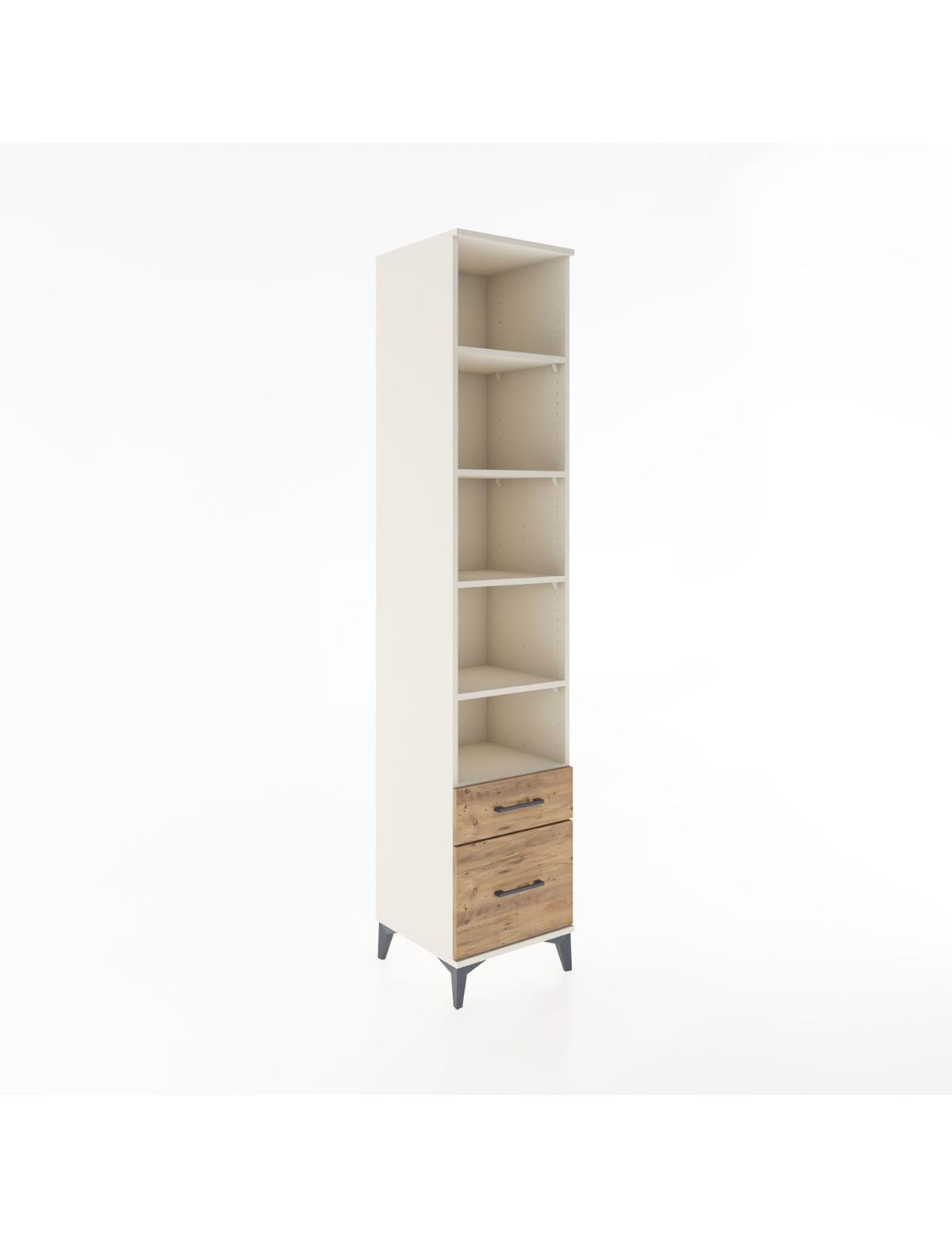 Hyperion Dolap 5 Raflı 2 Çekmeceli 44x44x221 Aytaşı-Çam