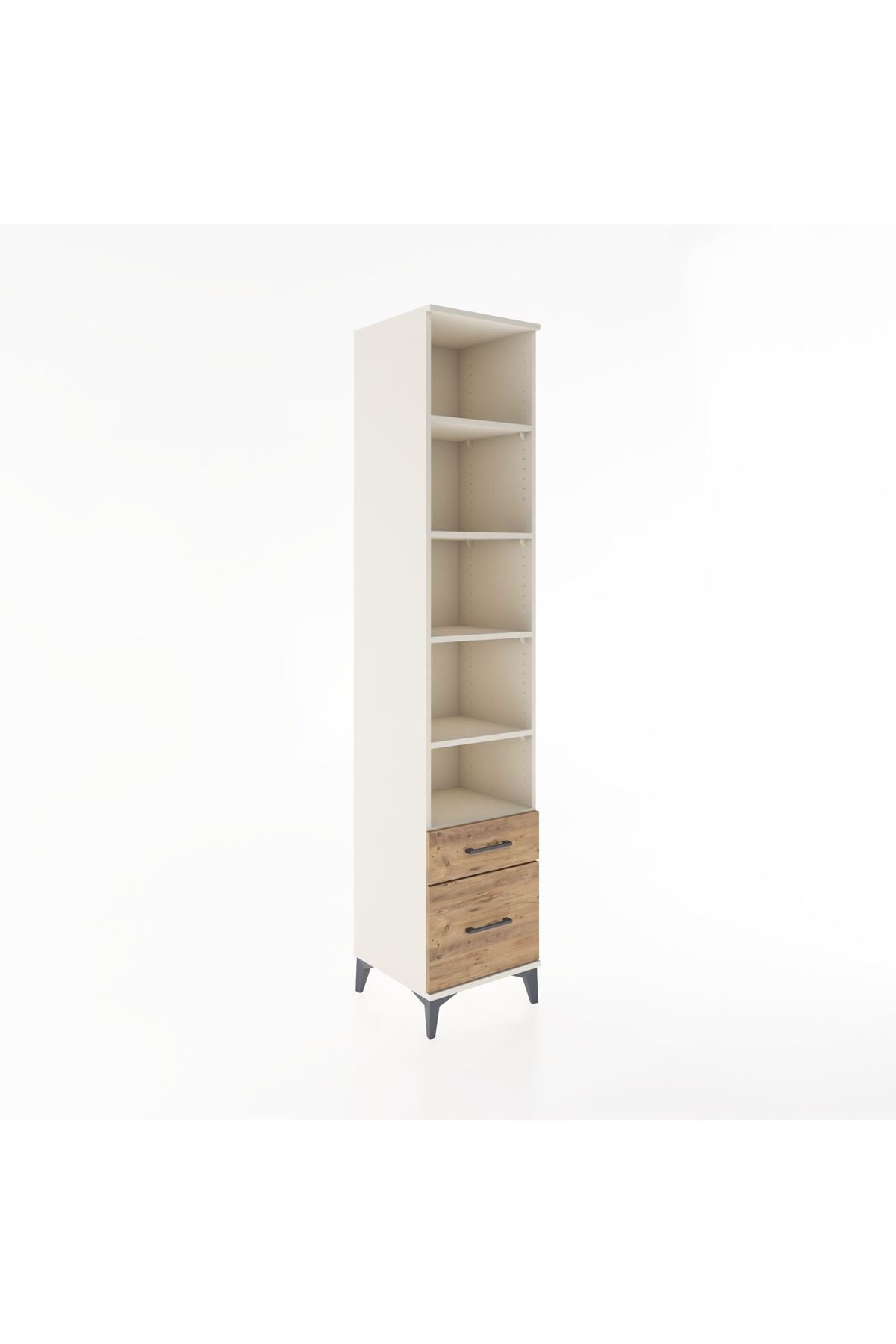 Hyperion Dolap 5 Raflı 2 Çekmeceli 44x44x221 Aytaşı-Çam