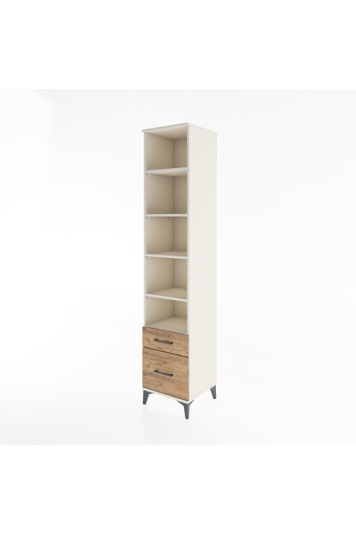 Hyperion Dolap 5 Raflı 2 Çekmeceli 44x44x221 Aytaşı-Çam