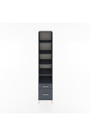 Hyperion Dolap 5 Raflı 2 Çekmeceli 44x44x221 Antrasit-Antrasit