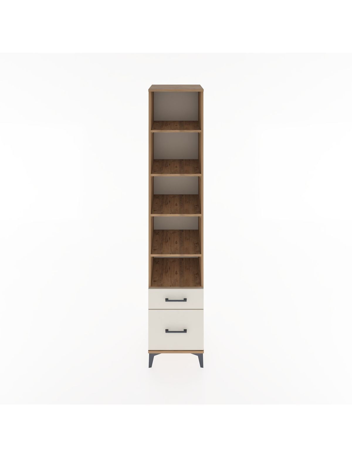 Hyperion Dolap 5 Raflı 2 Çekmeceli 44x44x221 Çam-Aytaşı