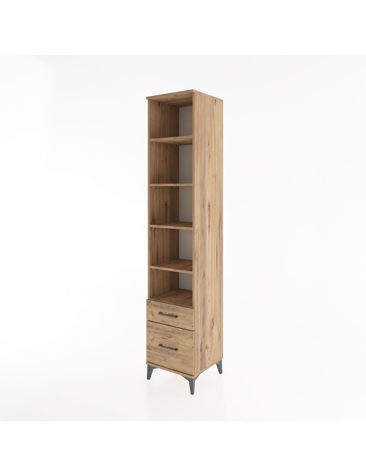 Hyperion Dolap 5 Raflı 2 Çekmeceli 44x44x221 - S61M022V9B