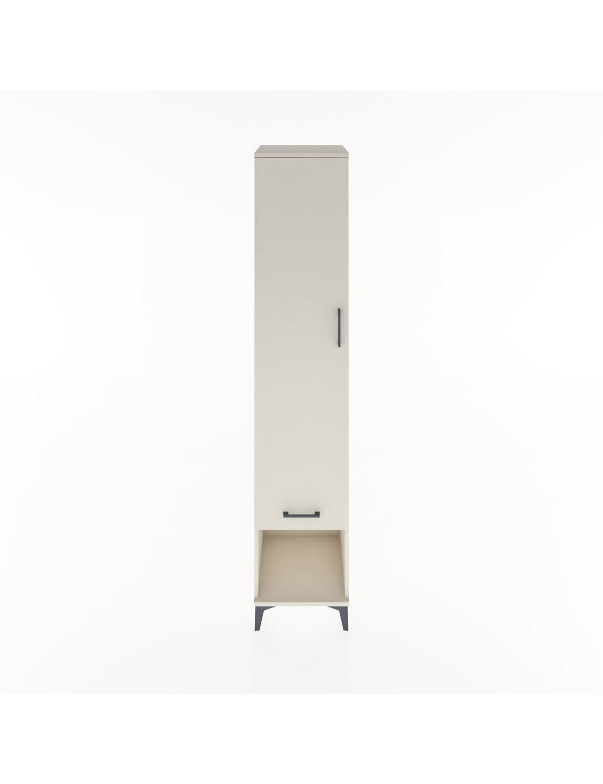 Hyperion Dolap 5 Raflı Tek Çekmeceli Tek Kapaklı 44x44x221 Aytaşı-Aytaşı