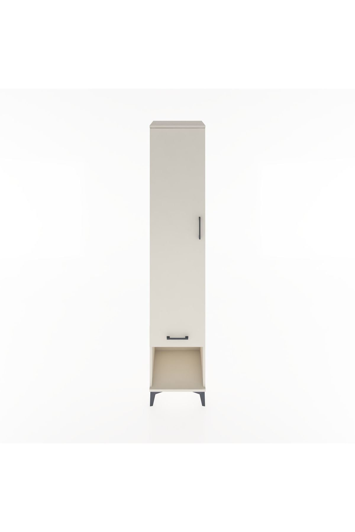 Hyperion Dolap 5 Raflı Tek Çekmeceli Tek Kapaklı 44x44x221 Aytaşı-Aytaşı