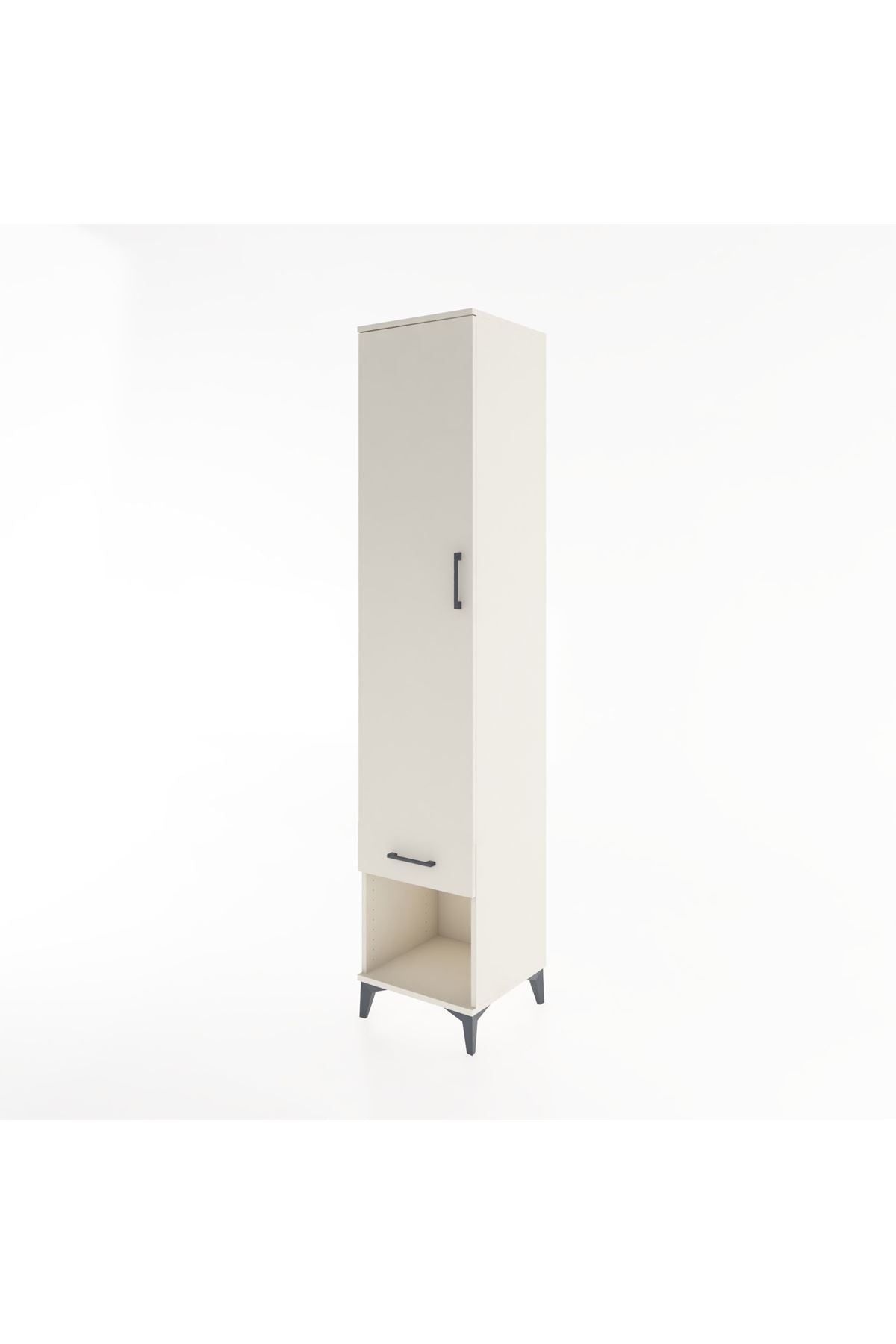 Hyperion Dolap 5 Raflı Tek Çekmeceli Tek Kapaklı 44x44x221 Aytaşı-Aytaşı