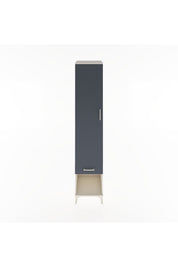 Hyperion Dolap 5 Raflı Tek Çekmeceli Tek Kapaklı 44x44x221 Aytaşı-Antrasit