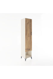 Hyperion Dolap 5 Raflı Tek Çekmeceli Tek Kapaklı 44x44x221 Aytaşı-Çam