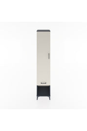 Hyperion Dolap 5 Raflı Tek Çekmeceli Tek Kapaklı 44x44x221 Antrasit-Aytaşı