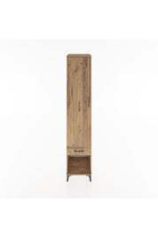 Hyperion Dolap 5 Raflı Tek Çekmeceli Tek Kapaklı 44x44x221 Çam-Çam