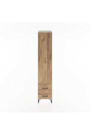 Hyperion Dolap 3 Raflı 2 Çekmeceli Tek Askılı 44x44x221 Aytaşı-Çam