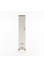 Hyperion Dolap 3 Raflı 2 Çekmeceli Tek Askılı 44x44x221 Çam-Aytaşı