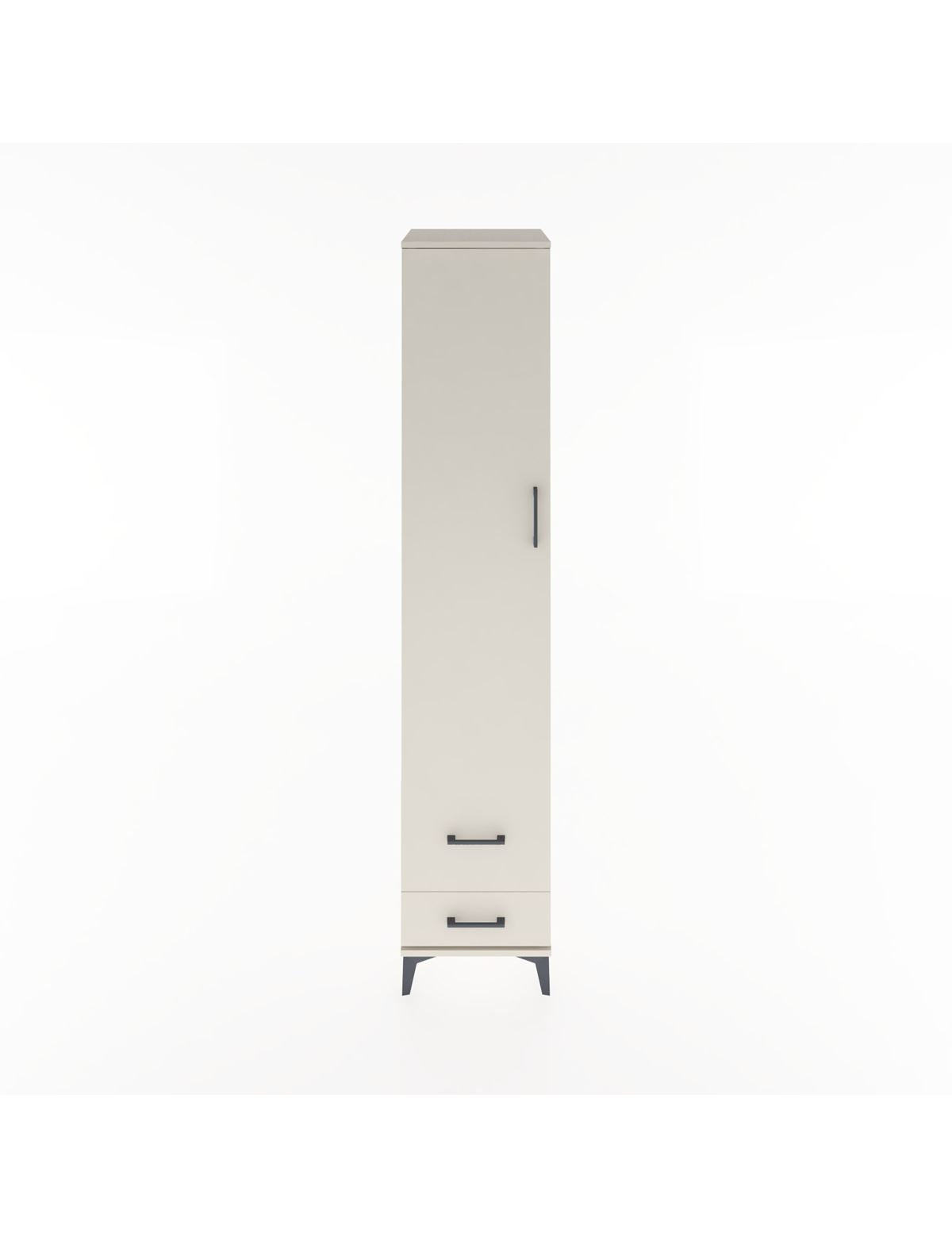 Hyperion Dolap 5 Raflı 2 Çekmeceli Tek Kapaklı 44x44x221 Aytaşı-Aytaşı